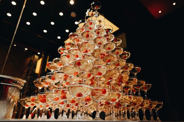 シャンパンタワー