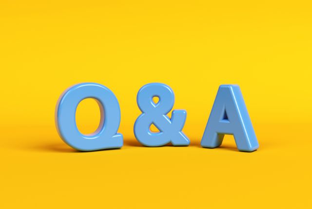 Q&Aと書かれたブロック
