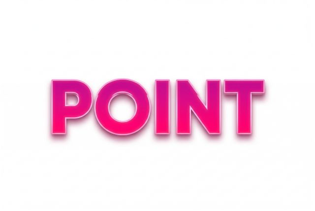 POINTと書かれた文字