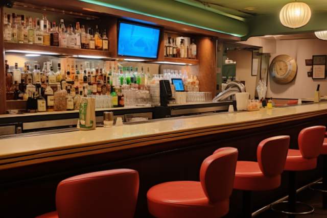 スナックの店内