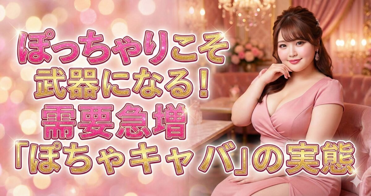ぽっちゃりだけど美人なぽちゃキャバのキャスト女性。