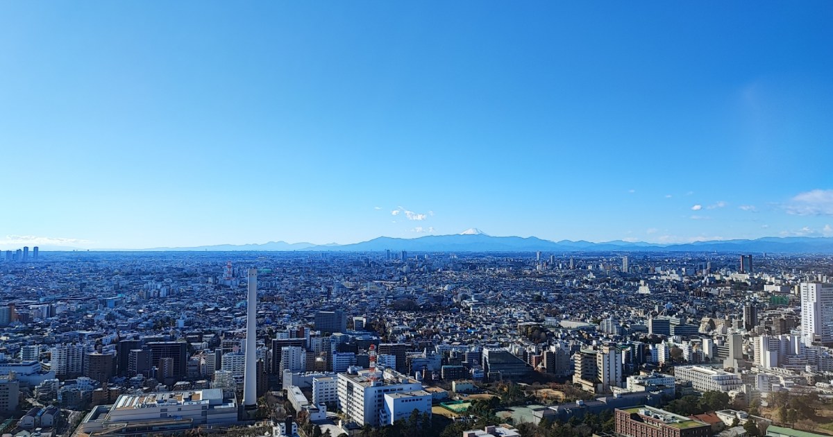 東京都の西側の風景