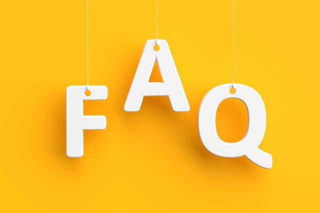 FAQと書かれた文字