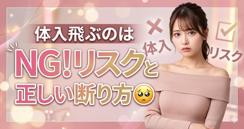 記事サムネイル。ガールズバーを飛ぶリスクや断り方を優しく教えてくれる、ガールズバーキャスト女性。