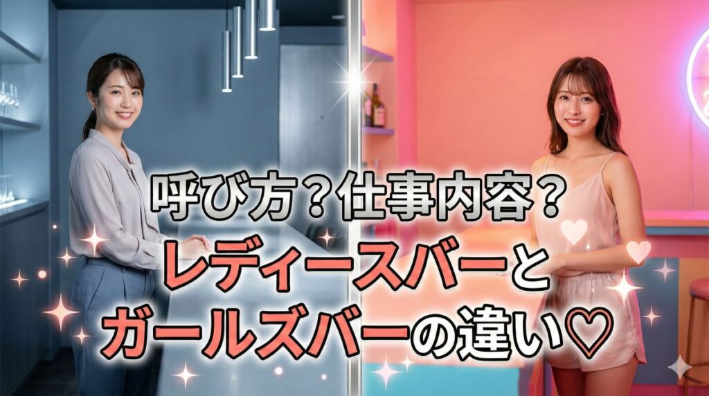 違うお店に立っている2人の女性