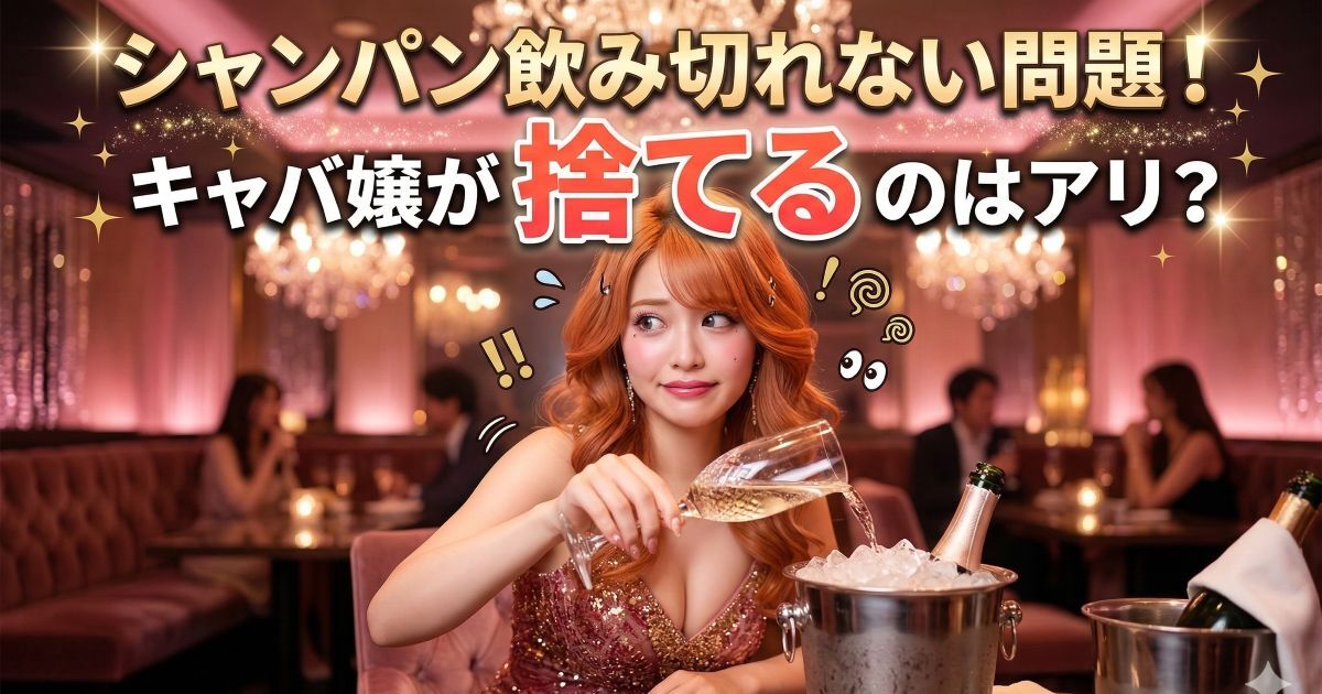 シャンパンを持つ赤毛のドレス姿の女性