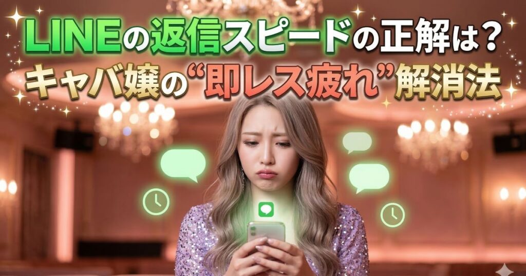 携帯を持って悩んでいる女性