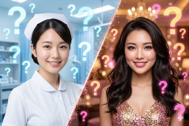 看護師とキャバ嬢の2分割