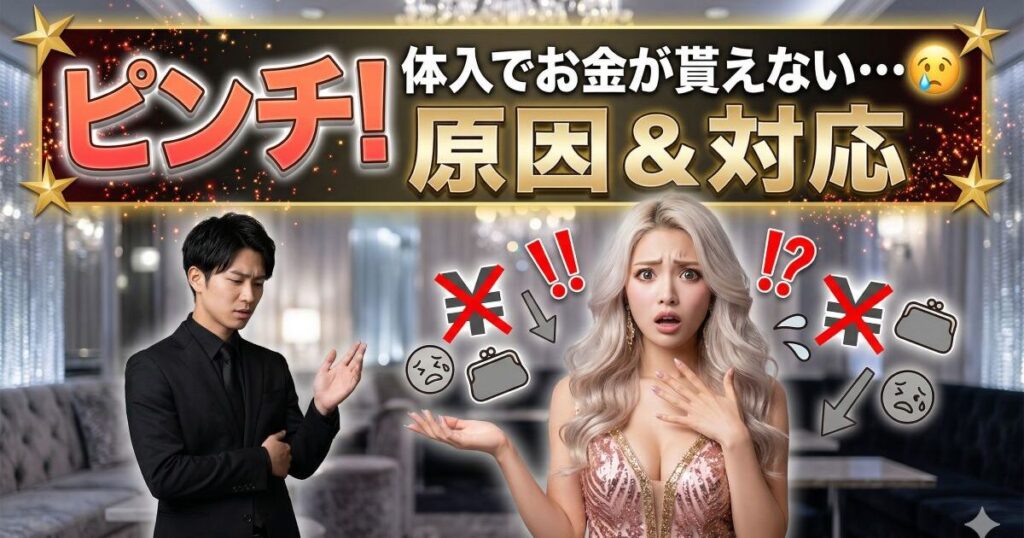 男性と困った顔の女性