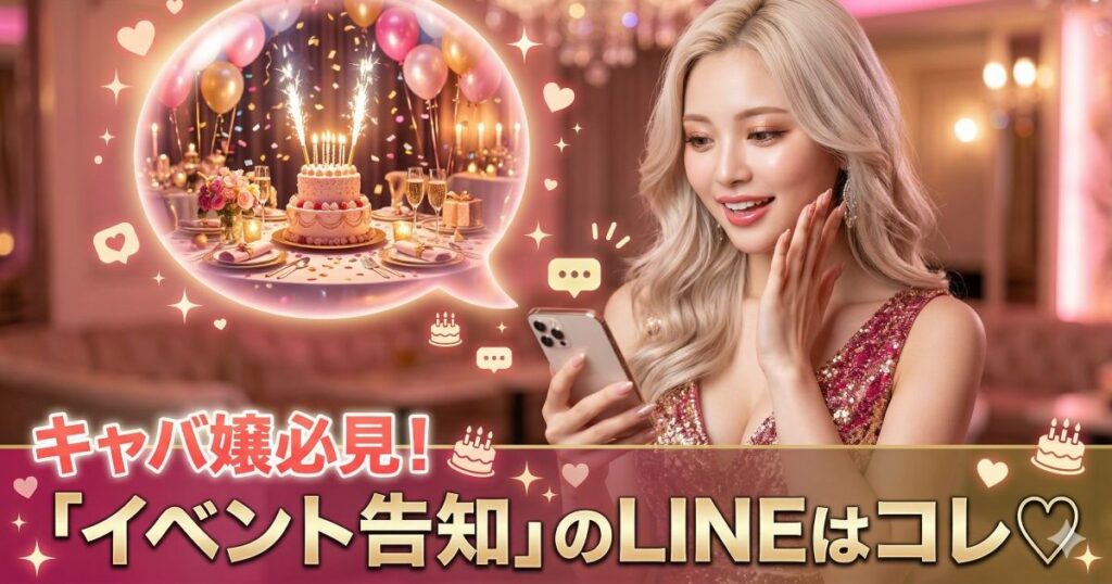 携帯を見て誕生日を想像するドレスの女性