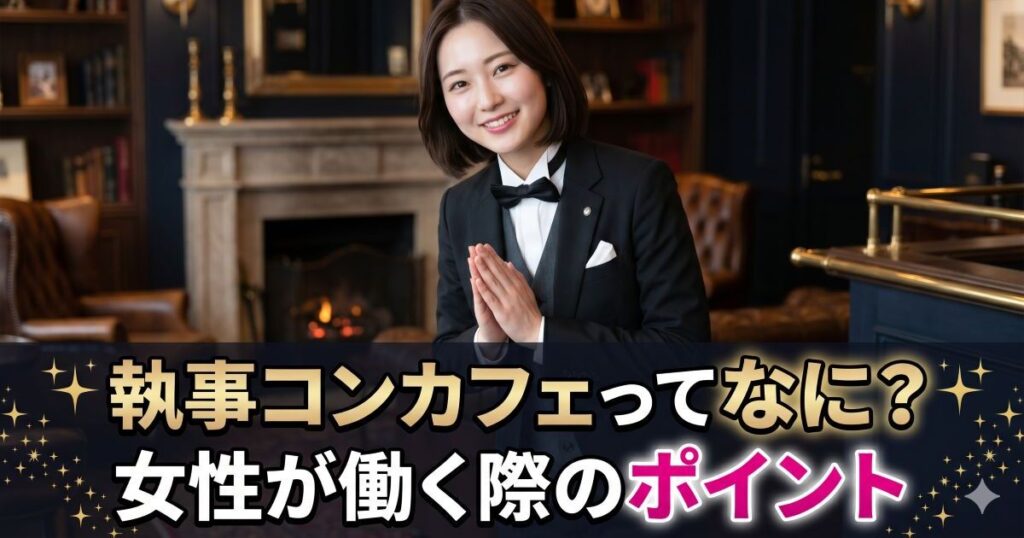 蝶ネクタイをつけた女性