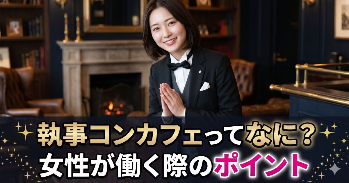 蝶ネクタイをつけた女性