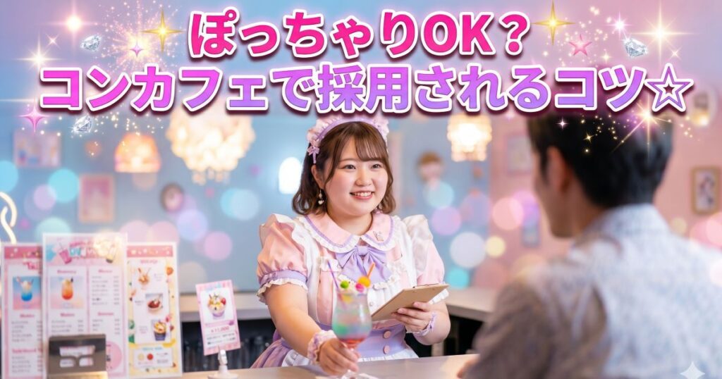 ぽっちゃりとしたメイド姿の女性
