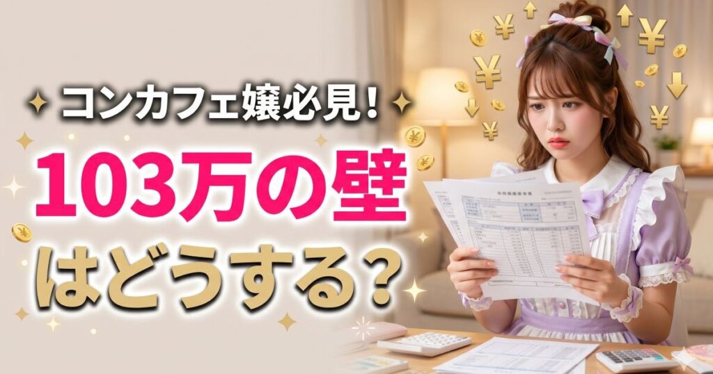 何かの用紙を見つめる若い女性