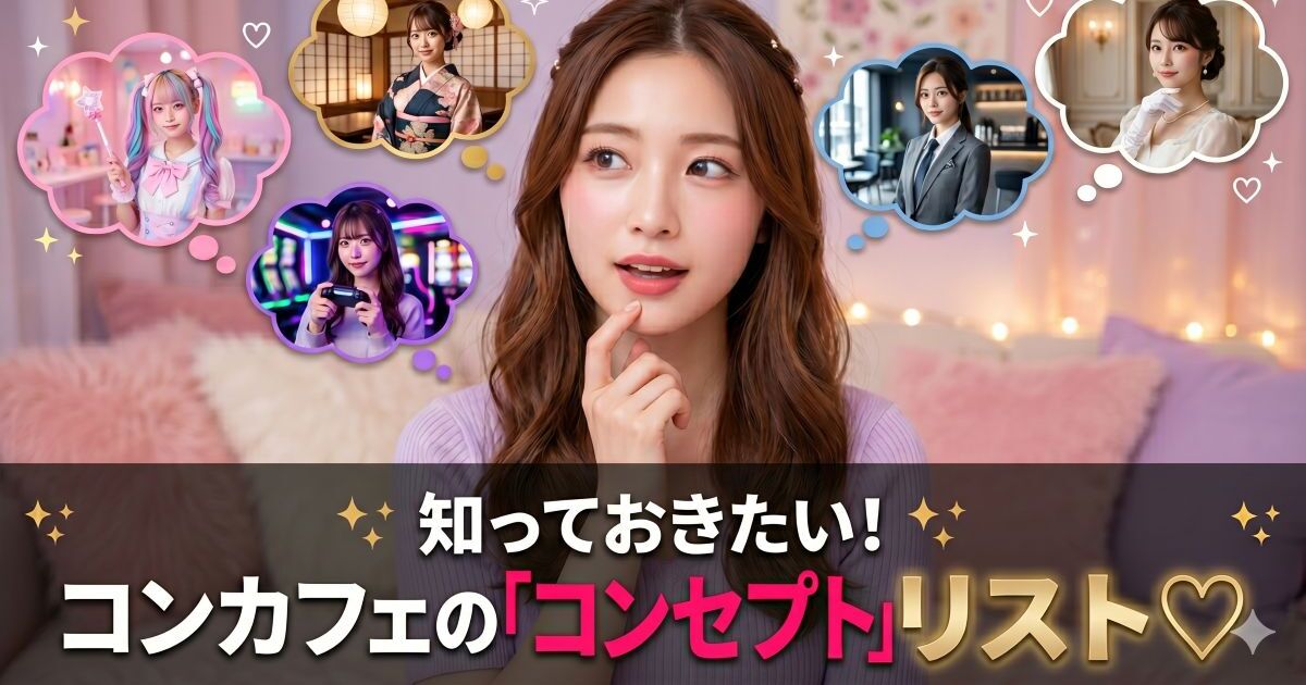 考えるロングヘアの女性