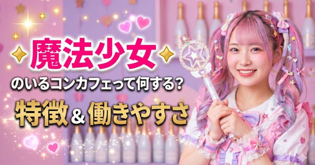 魔法ステッキをもった女性
