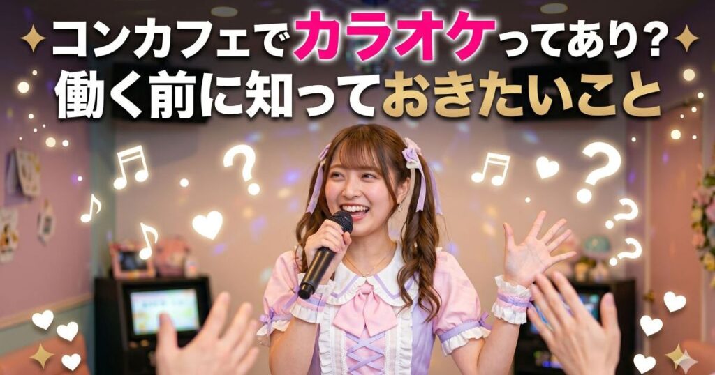 カラオケを歌う女性